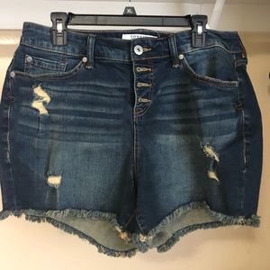 Torrid jean shorts (never worn with tags)